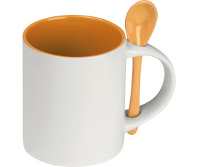 Mug with spoon