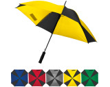 Regenschirm mit unterschiedlichen Segmenten